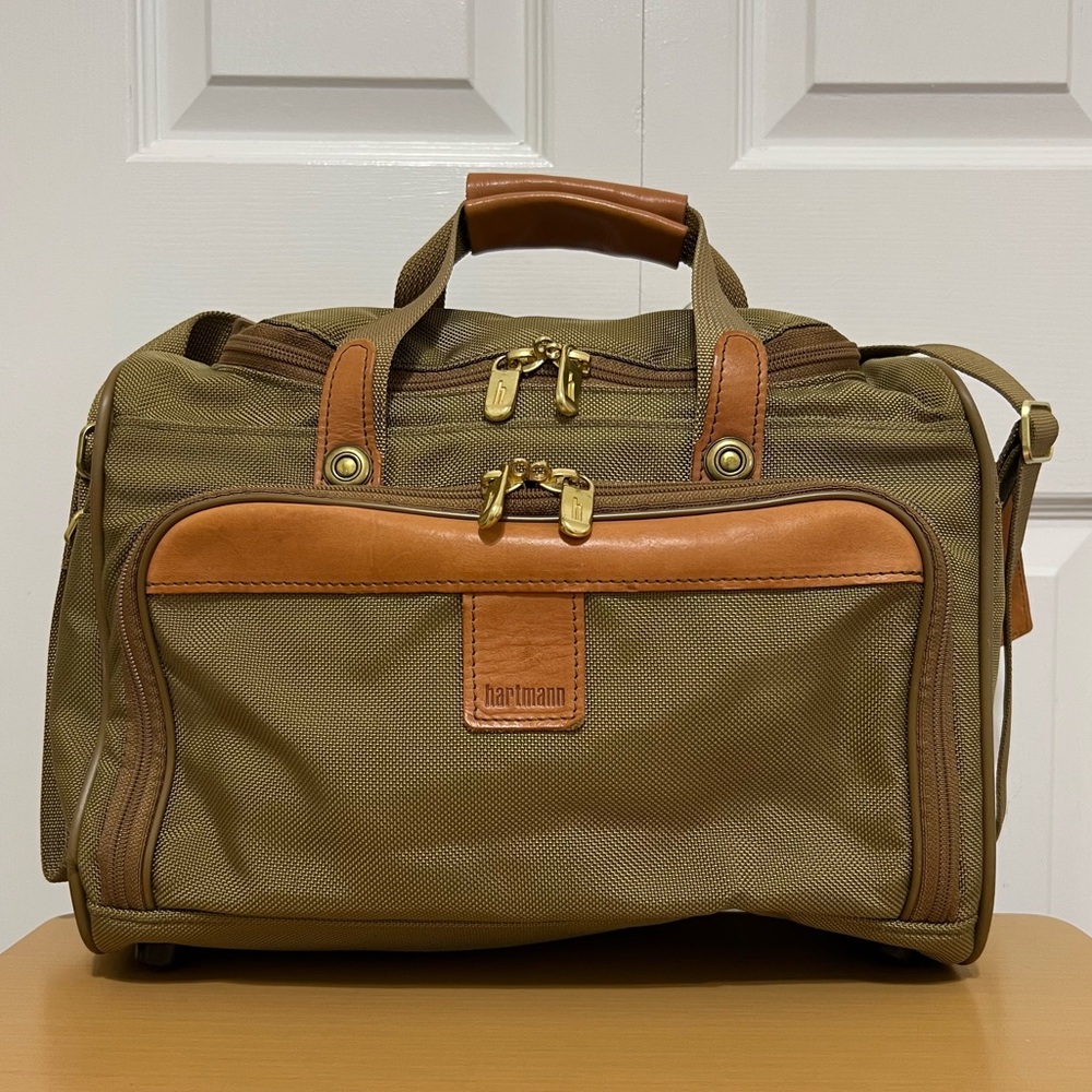 Vintage Hartmann Duffle Weekender Carry On Bag Brown Classic Heritage